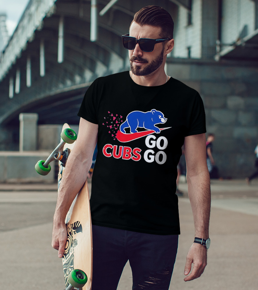 Chicago Cubs Bear Go Go MLB Baseball T-Shirt