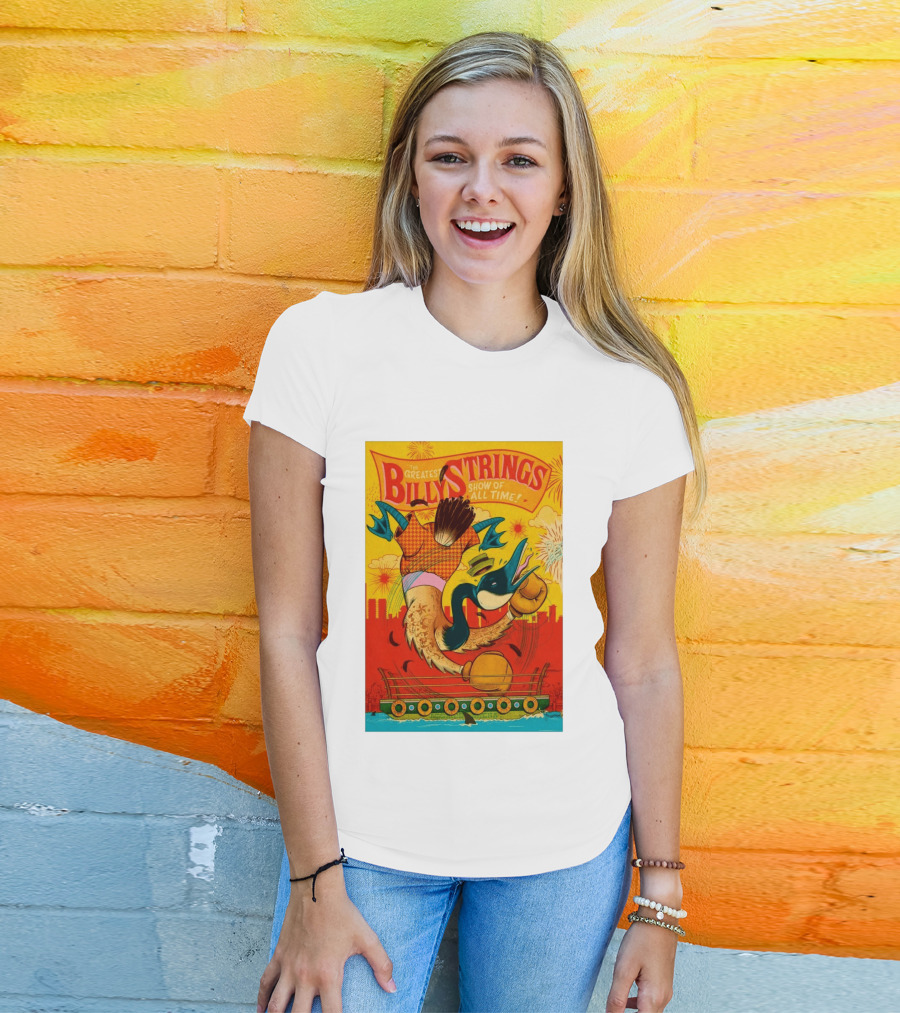 Billy Strings Boston MA July 21 2026 Greatest Show Of All Time Boxing Duck With Gloves T-Shirt