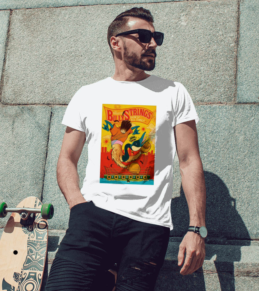 Billy Strings Boston MA July 21 2026 Greatest Show Of All Time Boxing Duck With Gloves T-Shirt