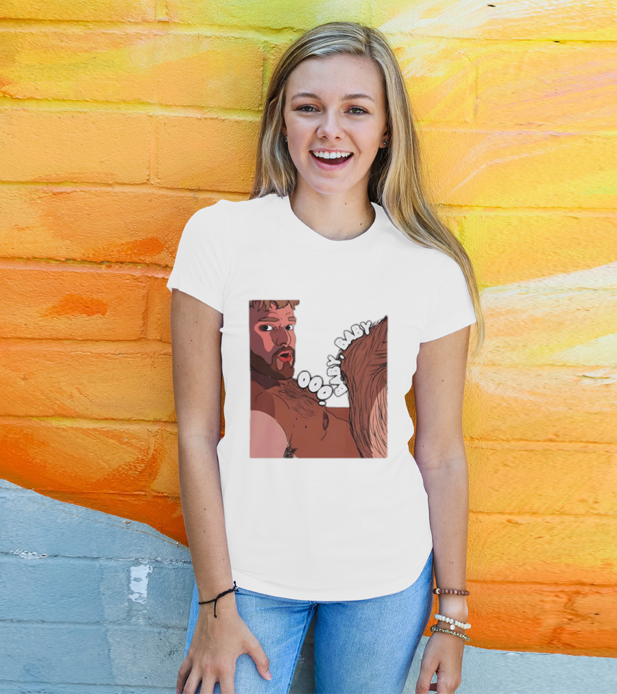 Ooo Baby Bearded Man Illustrated Expression T-Shirt