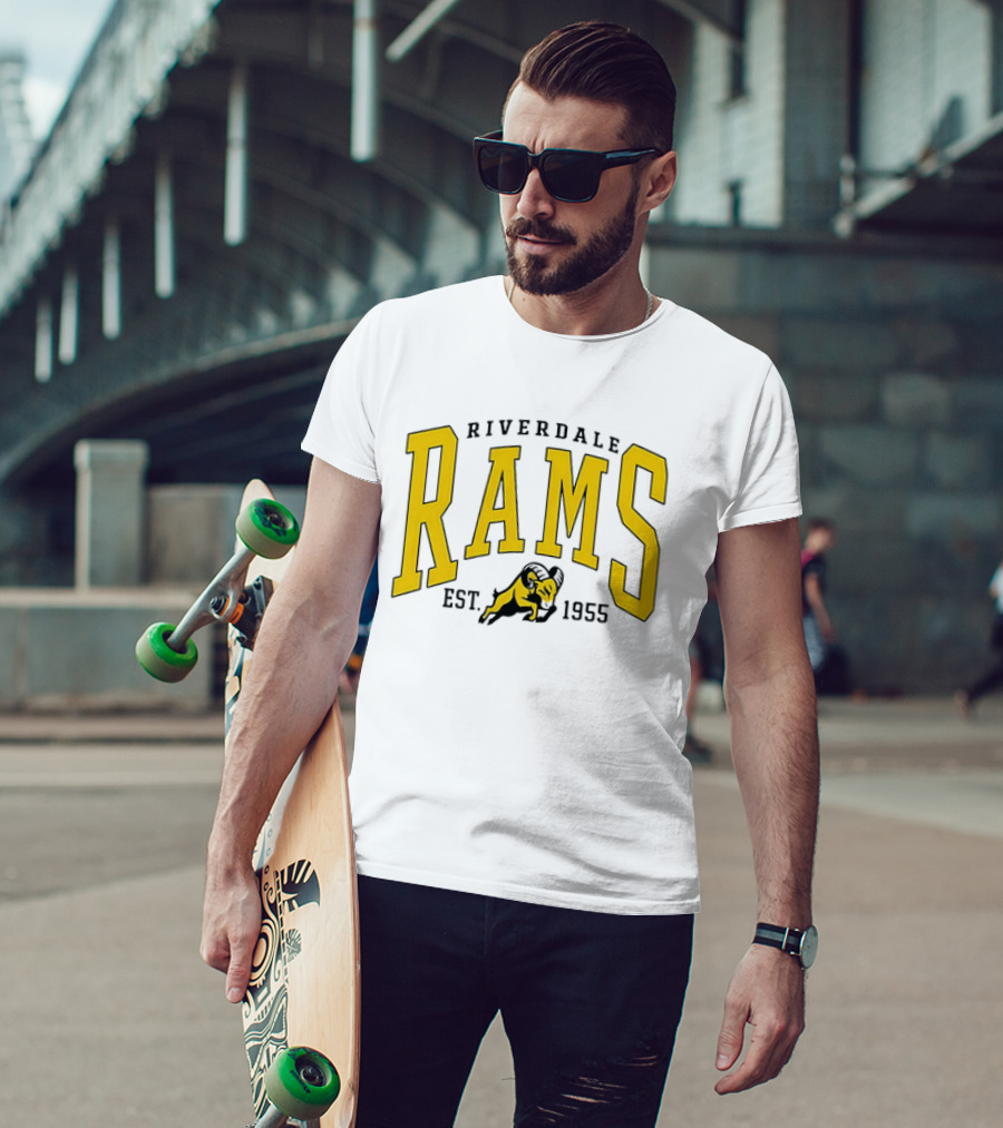 Riverdale Rams Est 1955 Yellow Ram T-Shirt