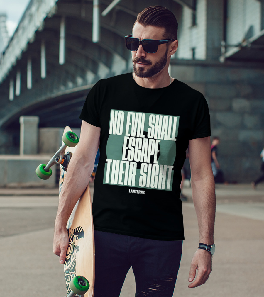 No Evil Shall Escape Their Sight Lanterns T-Shirt