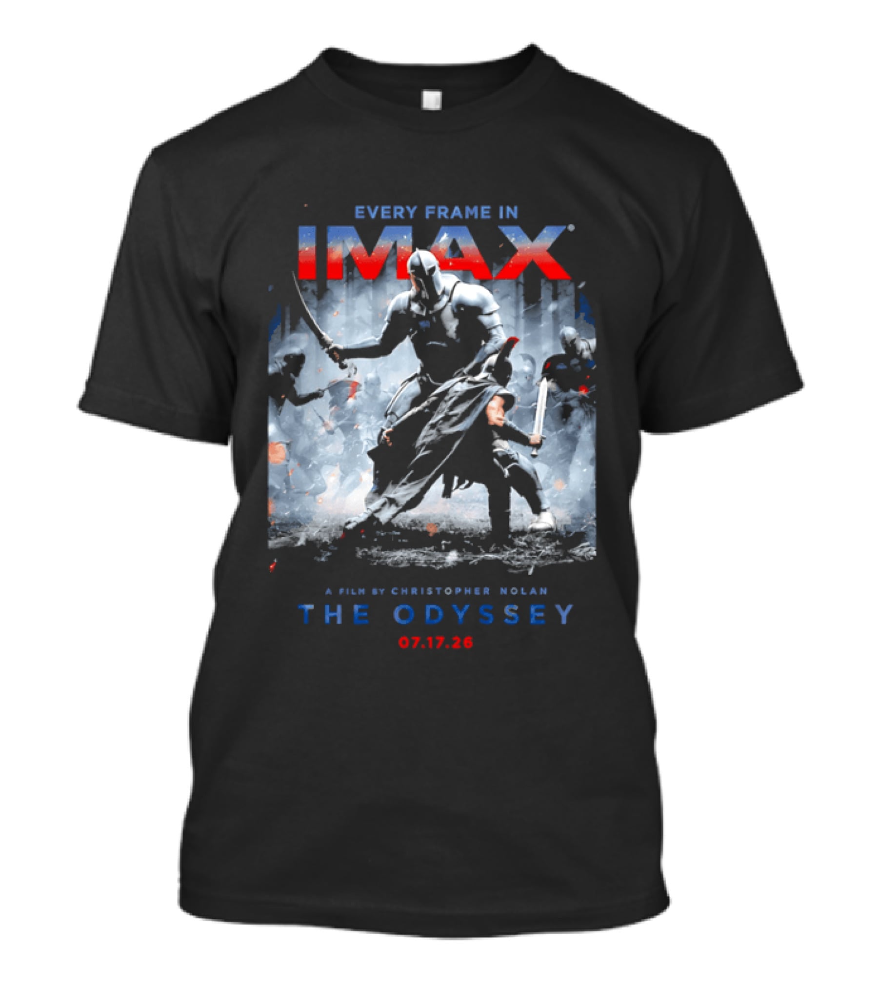 Every Frame In IMAX A Film By Christopher Nolan The Odyssey 07.17.26 T-Shirt
