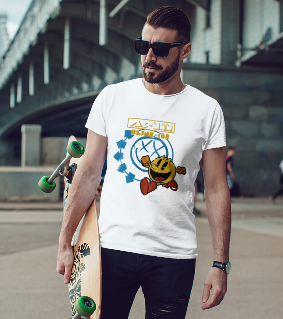Pac Man Blink 182 San Diego Comic Con 2026 Collaboration T-Shirt