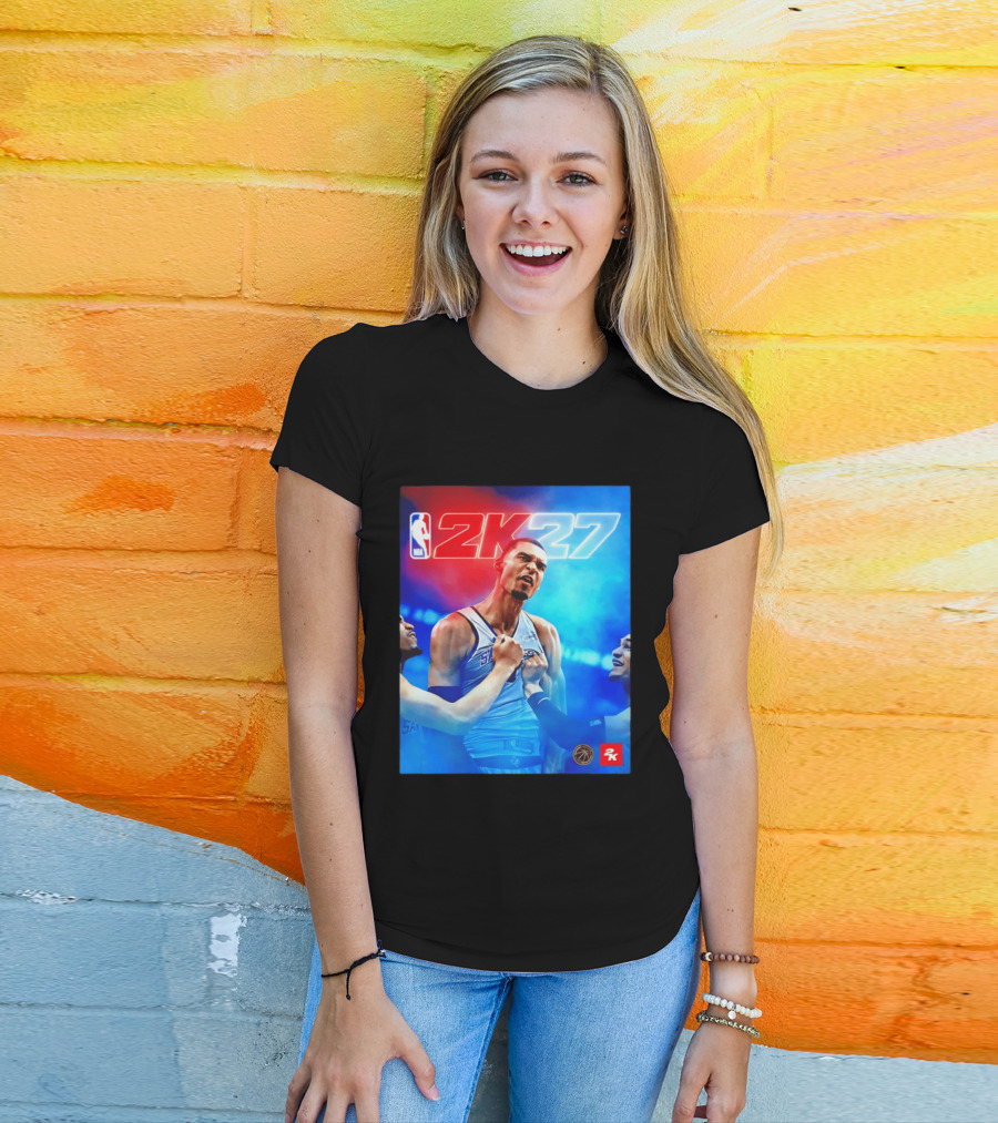 NBA 2K27 Victor Wembanyama San Antonio Spurs T-Shirt