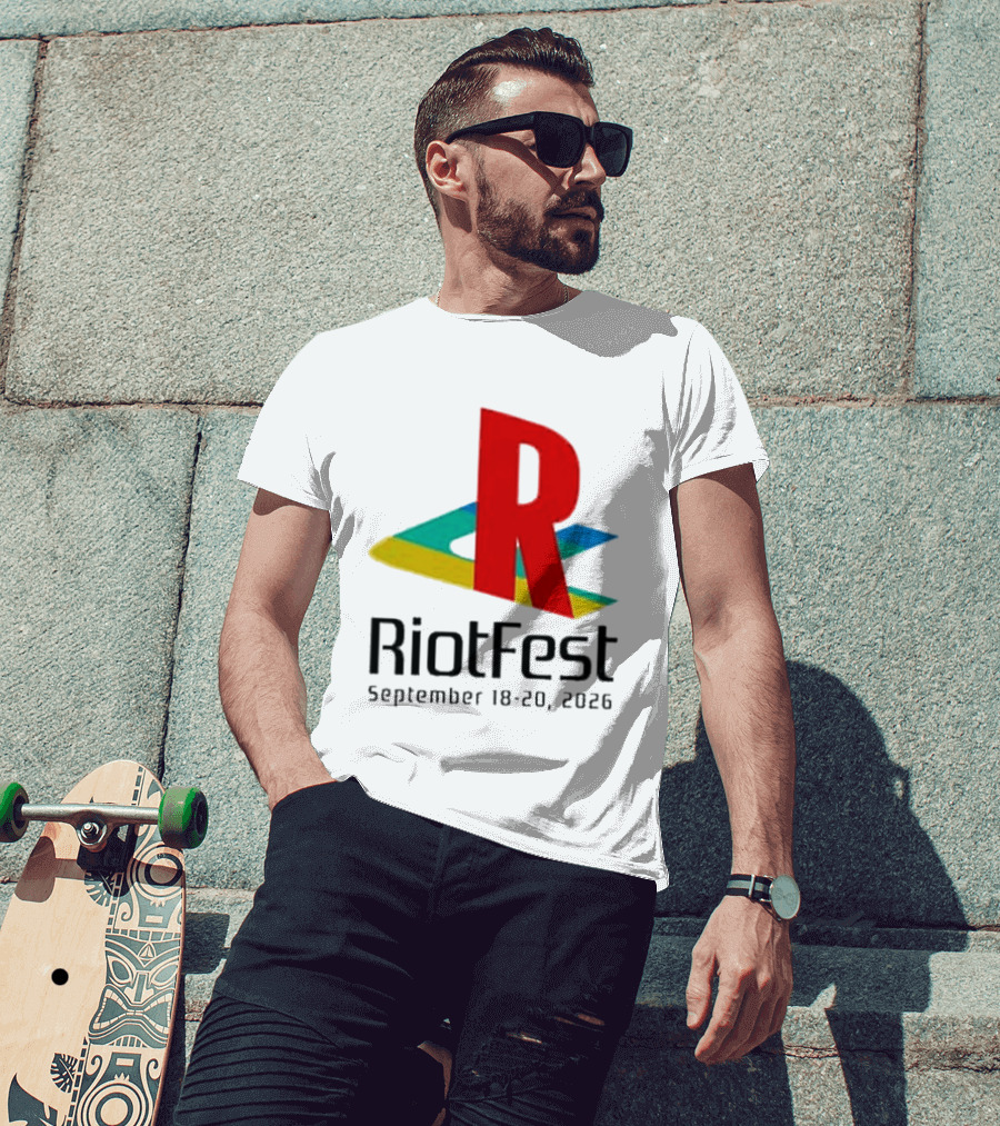 Riot Fest 2026 September 18 20 Colorful R T-Shirt