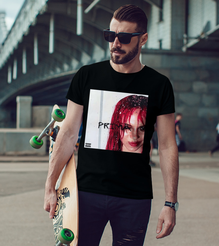 Adela Jergova Prima New Album Cover 2026 Pink Hair T-Shirt