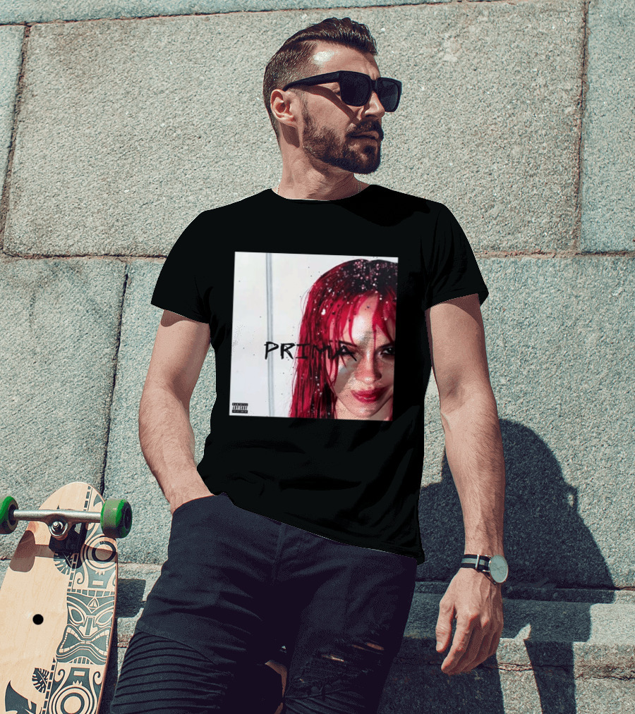 Adela Jergova Prima New Album Cover 2026 Pink Hair T-Shirt