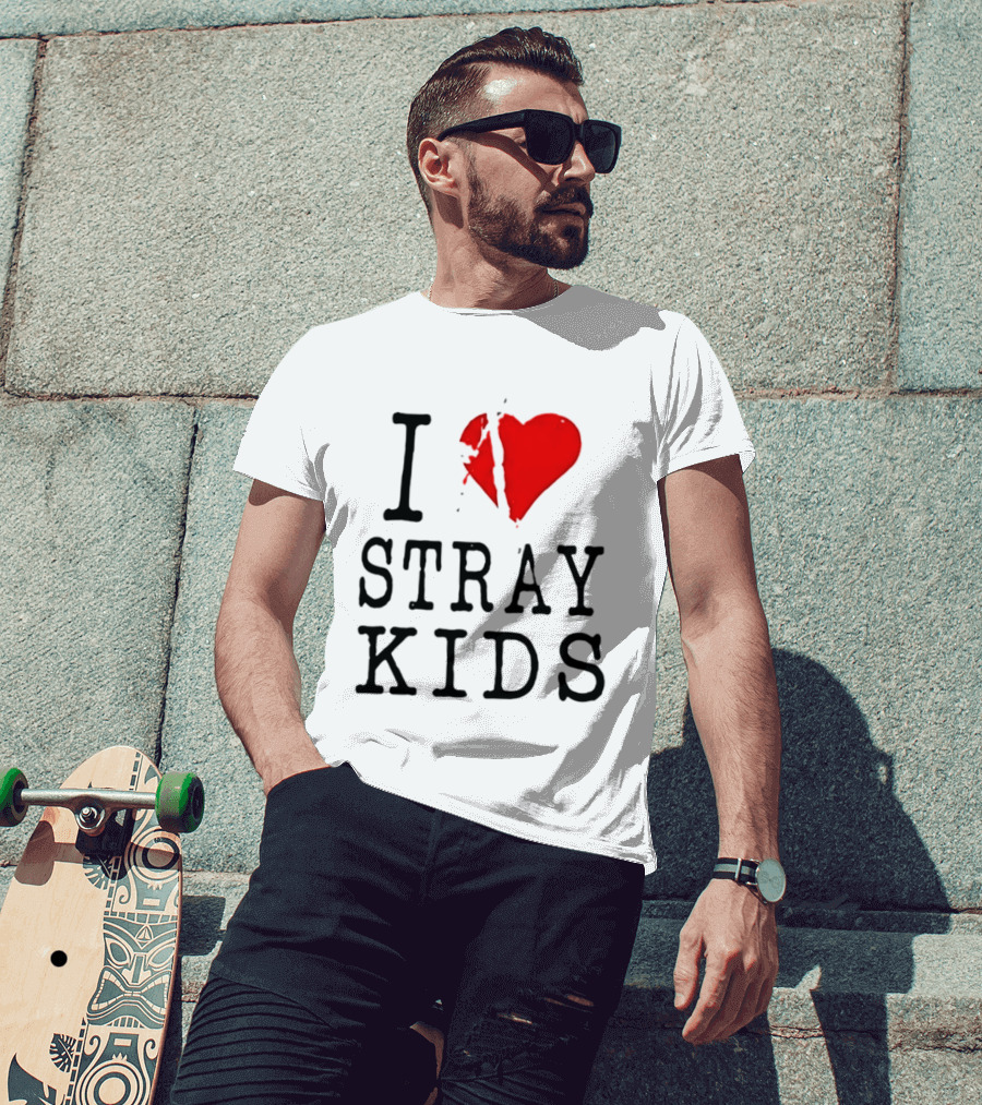I Love Stray Kids Broken Heart T-Shirt