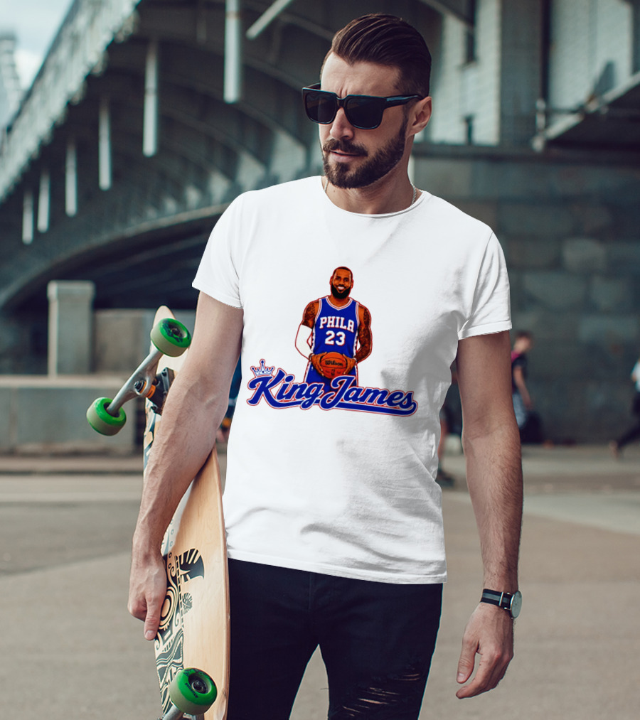 King James Philly 23 Basketball Legend T-Shirt
