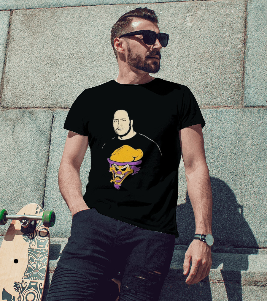 Dwayne Johnson The Rock Insane Clown Posse Collaboration T-Shirt
