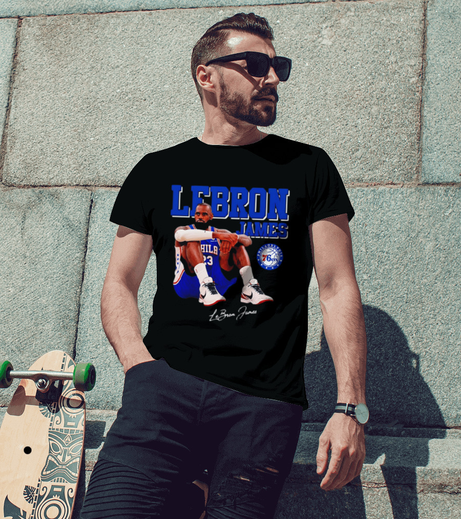 Lebron James 23 Philadelphia 76ers Basketball Phila 76ers 2026 T-Shirt