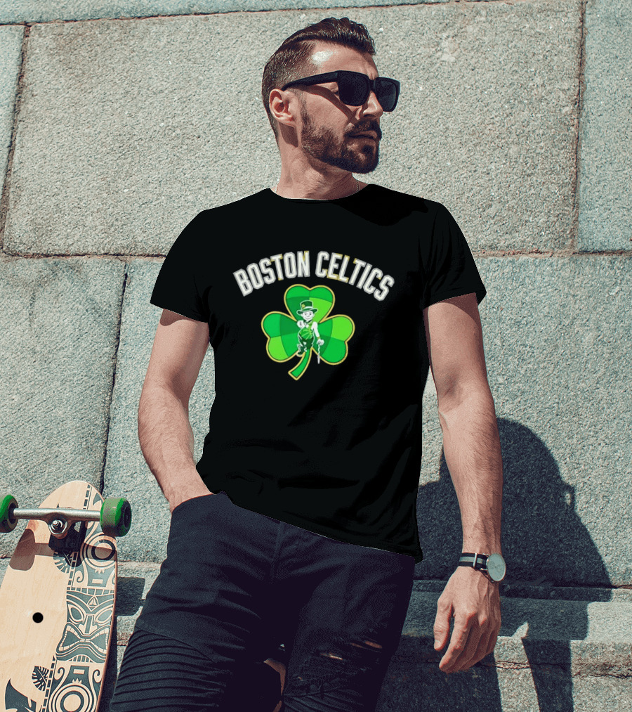Boston Celtics Shamrock St Patrick's Day 2026 T-Shirt