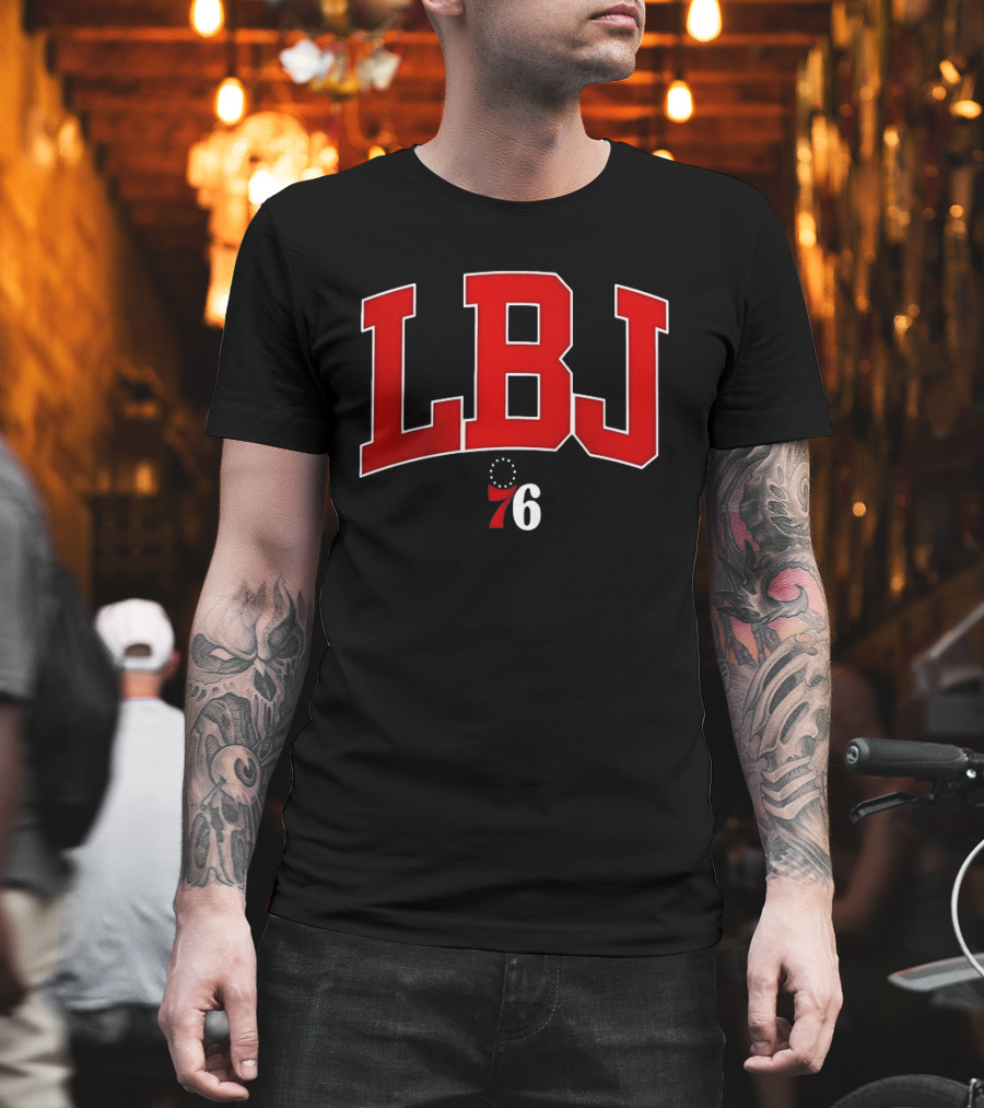 LBJ Philadelphia 76ers 76 Basketball T-Shirt