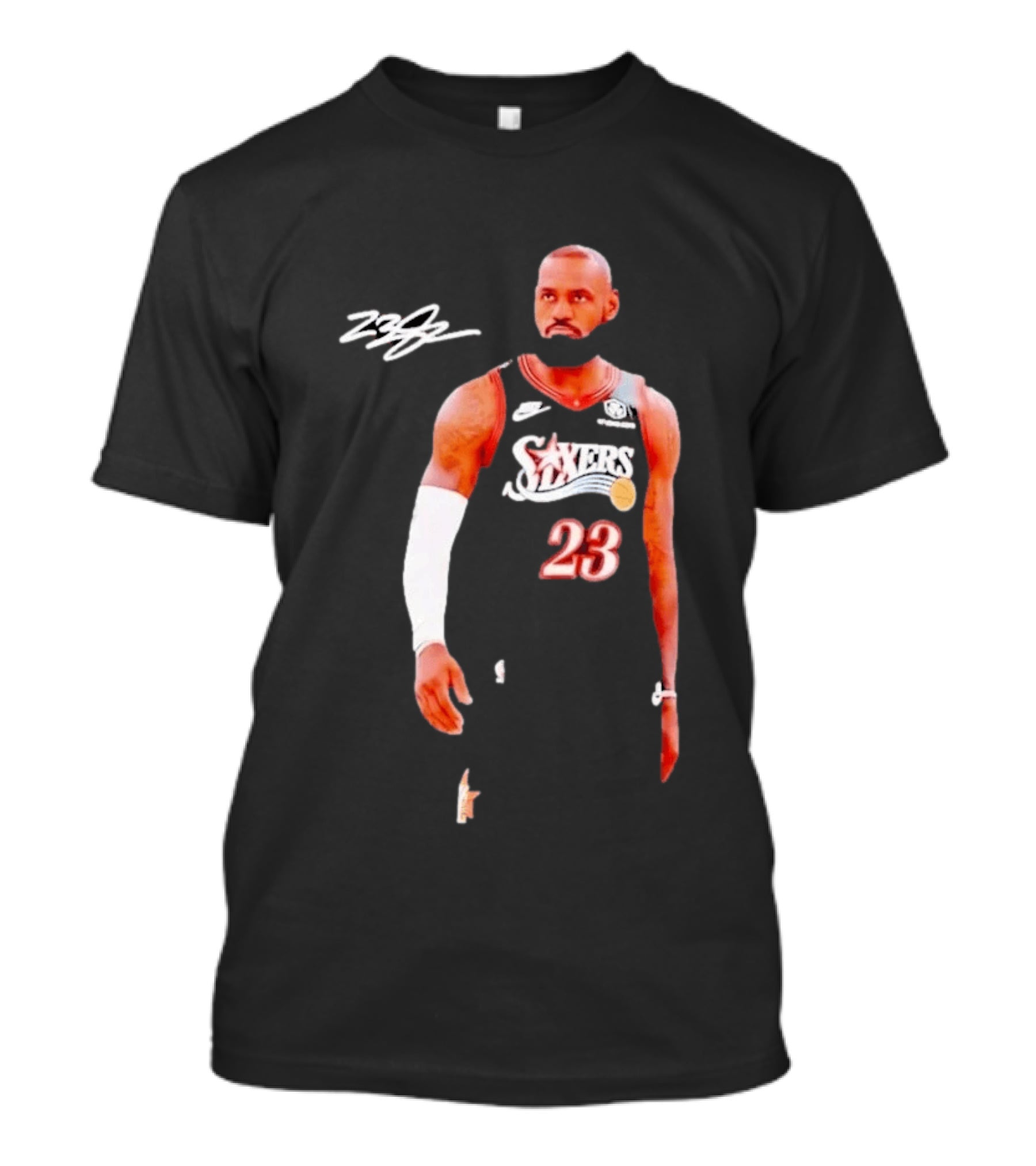 LeBron James 76ers 23 Basketball Edition T-Shirt