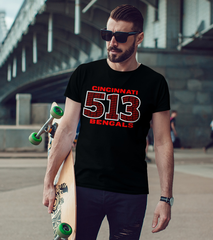 Cincinnati Bengals 513 Who Dey T-Shirt