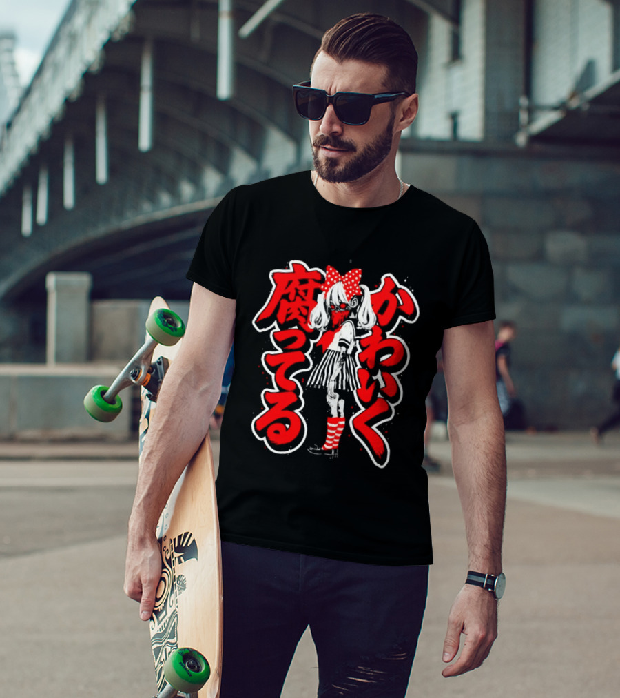 Horror Anime Manga Aesthetics Japanese T-Shirt