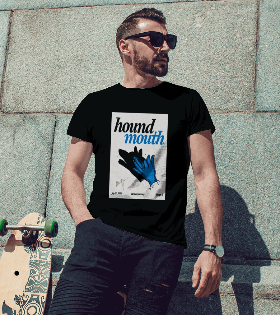 Hound Mouth July 25 2026 Salt Shed Chicago IL Outdoors T-Shirt