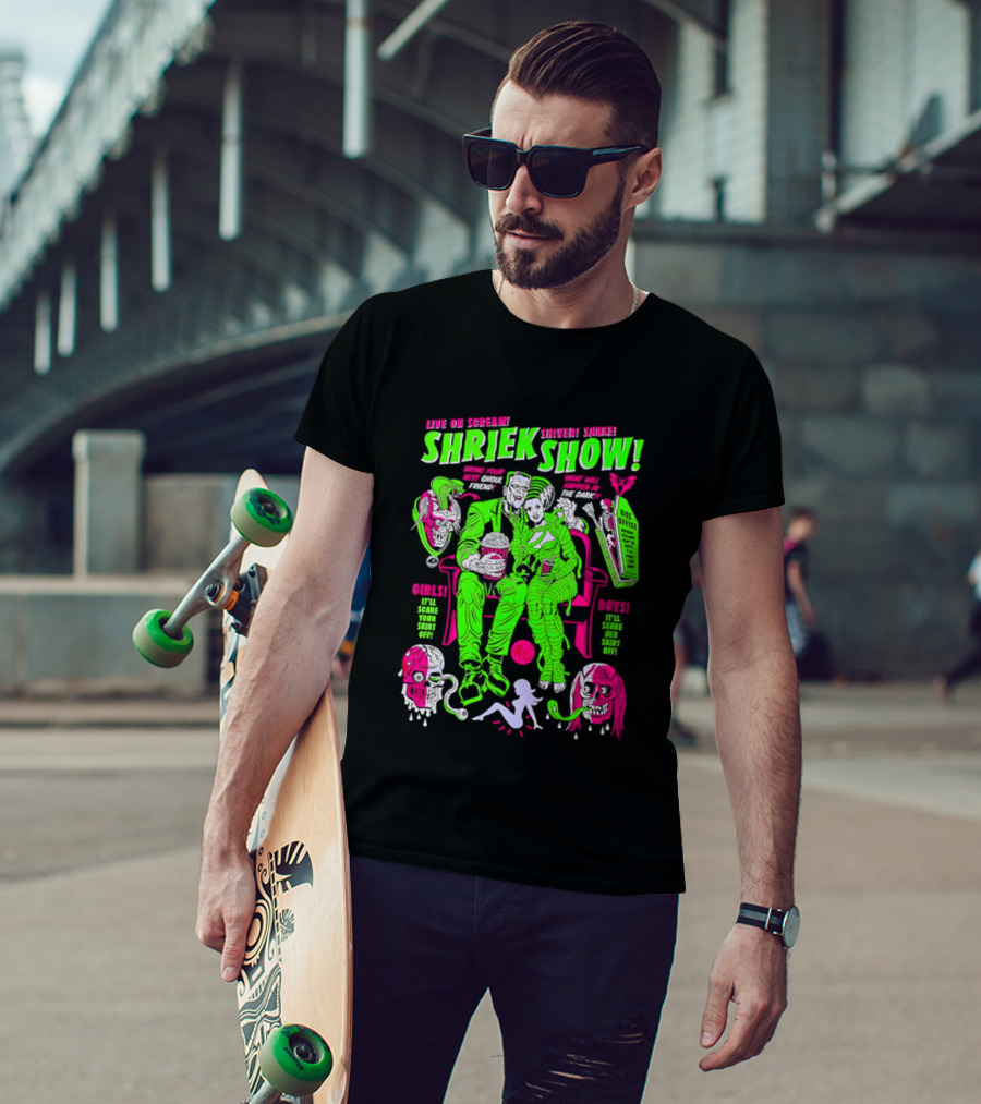 Live On Scream Shriek Show Bring Your Best Ghoul Friend Scariest Scores Songs Skins T-Shirt