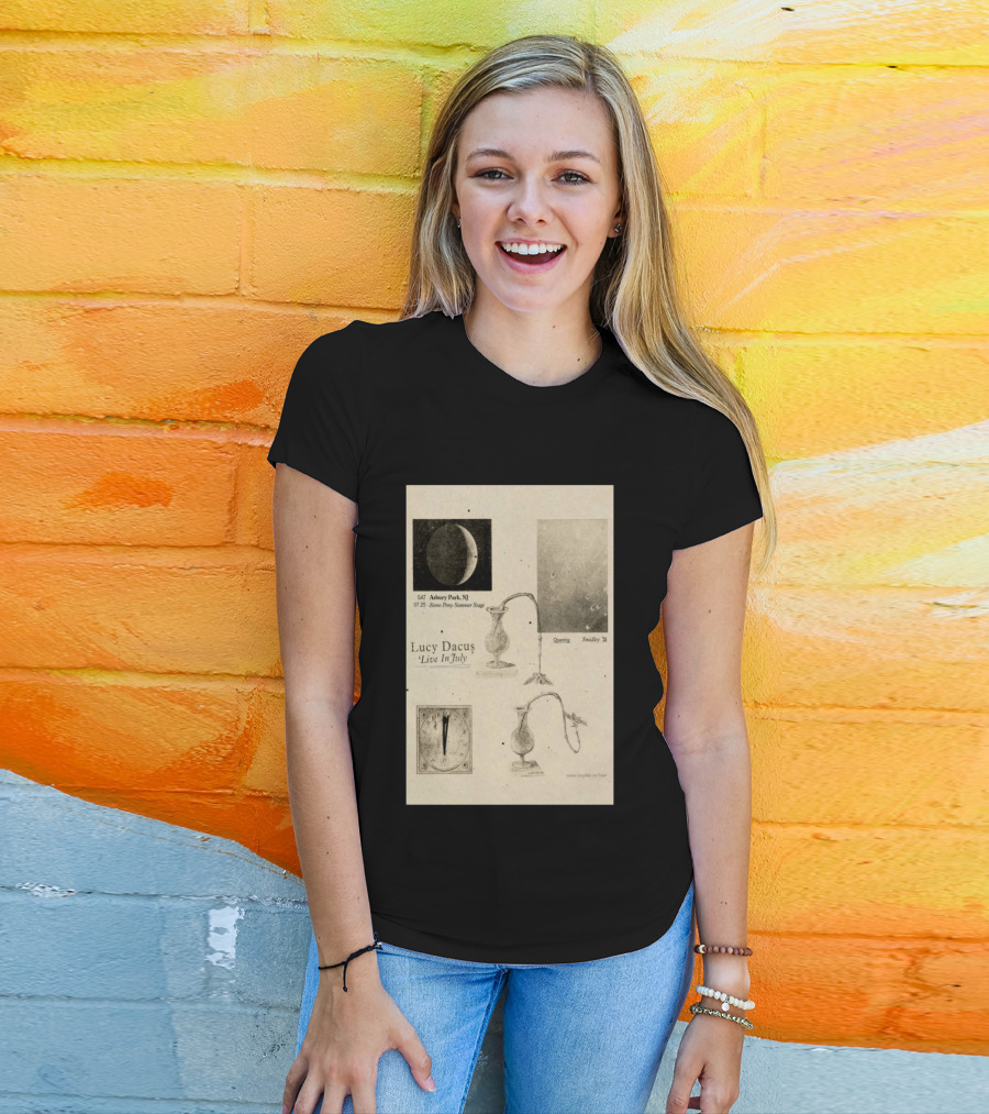 Lucy Dacus Live In July Asbury Park NJ Stone Pony Summer Stage 07 25 Opening Smidley Moon Stage T-Shirt