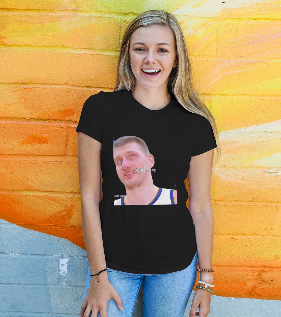 Jokic Core Nikola Jokic Free Throw Basketball T-Shirt