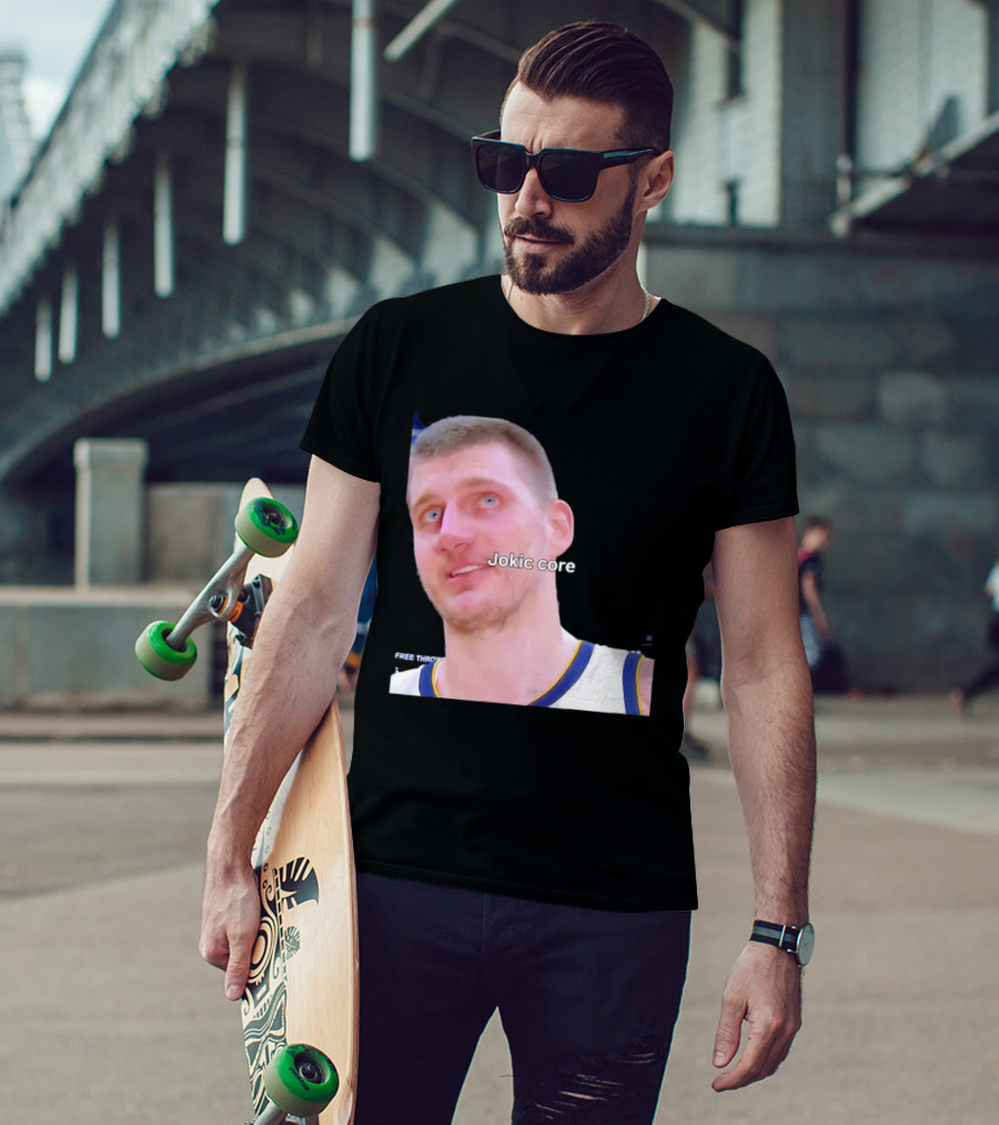Jokic Core Nikola Jokic Free Throw Basketball T-Shirt