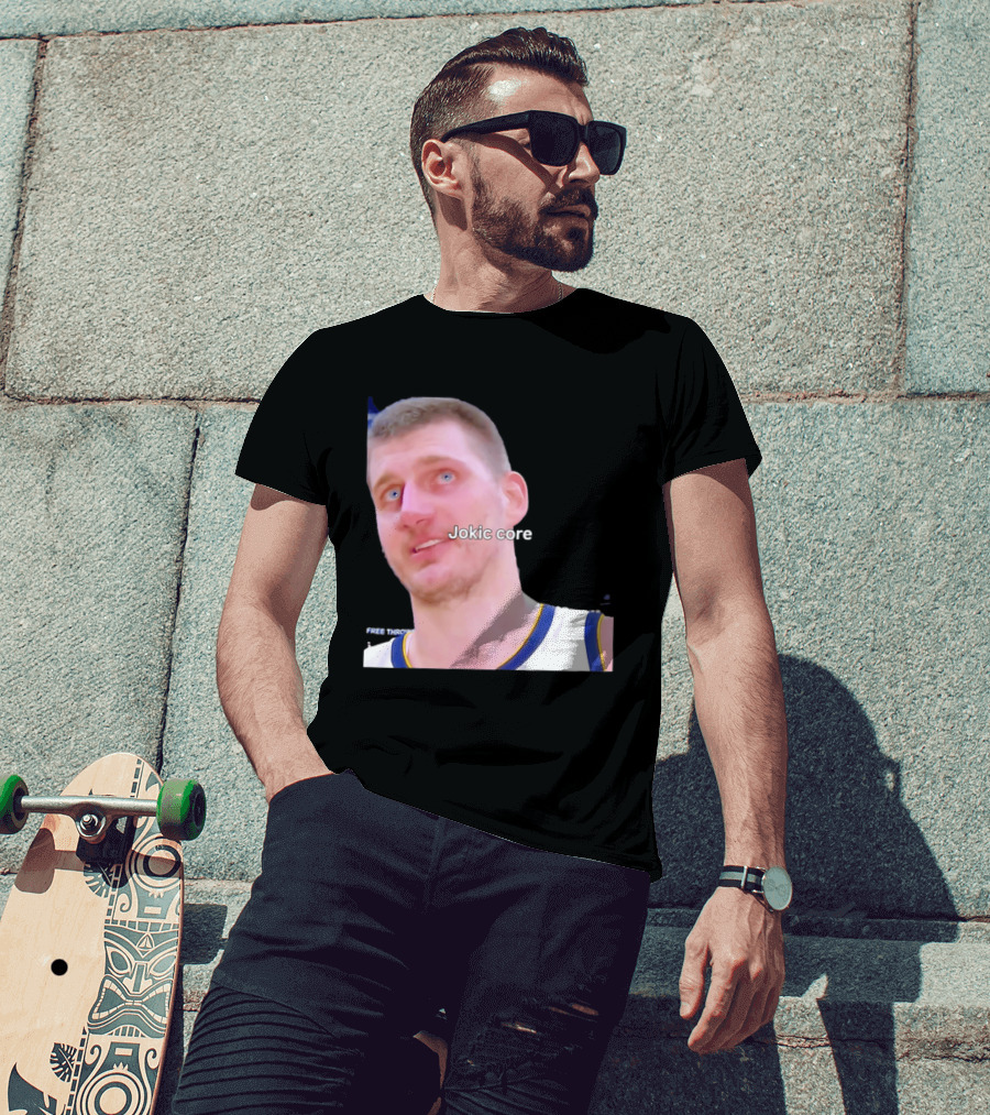 Jokic Core Nikola Jokic Free Throw Basketball T-Shirt