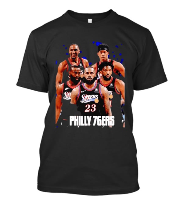 Philadelphia 76ers Big Five LeBron James Philly 76ers 23 T-Shirt