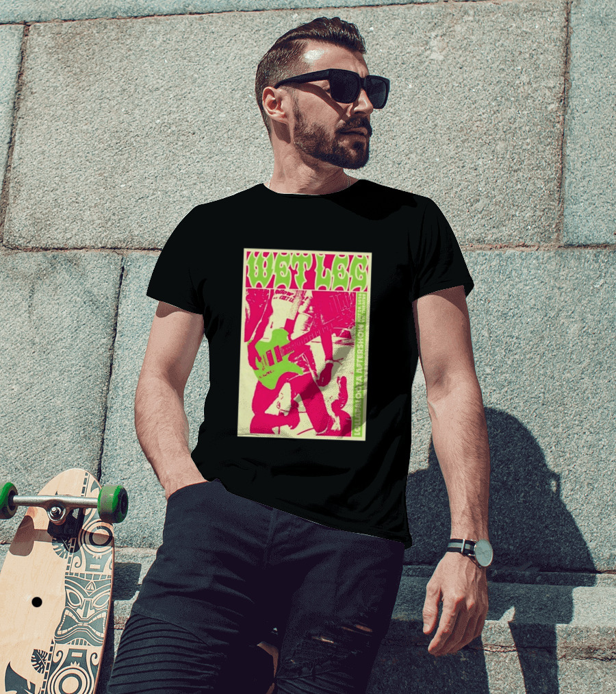 Wet Leg July 29 2026 Lollapalooza Aftershow Vic Theatre Chicago IL T-Shirt