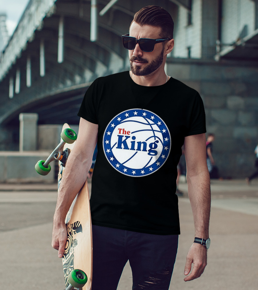 The King Lebron James Philadelphia 76ers 2026 Basketball Stars T-Shirt
