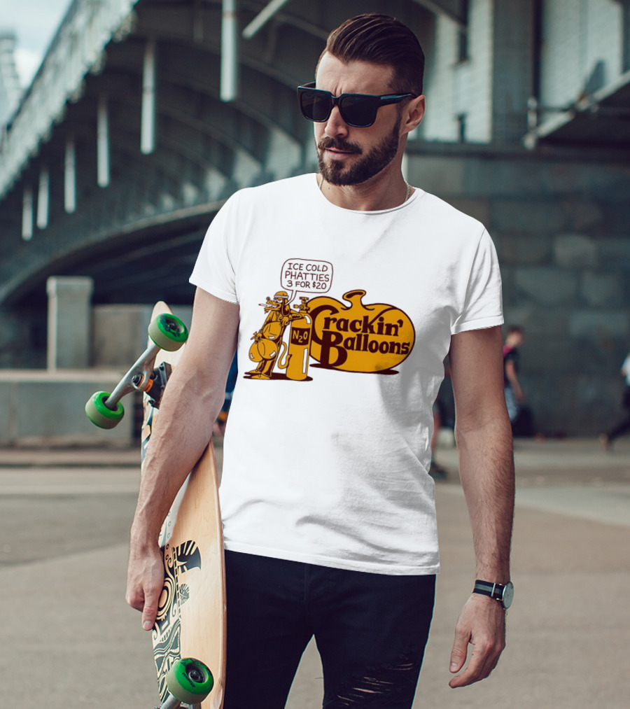 Cracker Barrel Crackin' Balloons Ice Cold Phatties N2O 3 For $20 T-Shirt