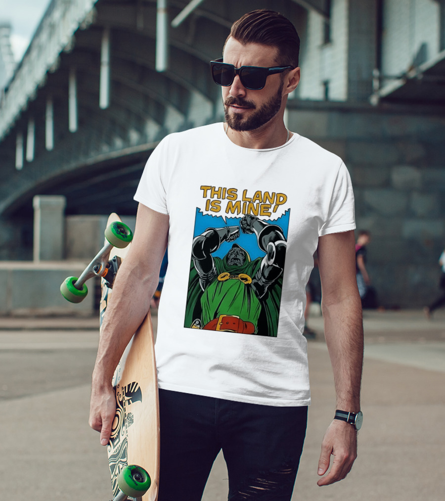Doctor Doom Marvel Studios This Land Is Mine Vintage Comic T-Shirt