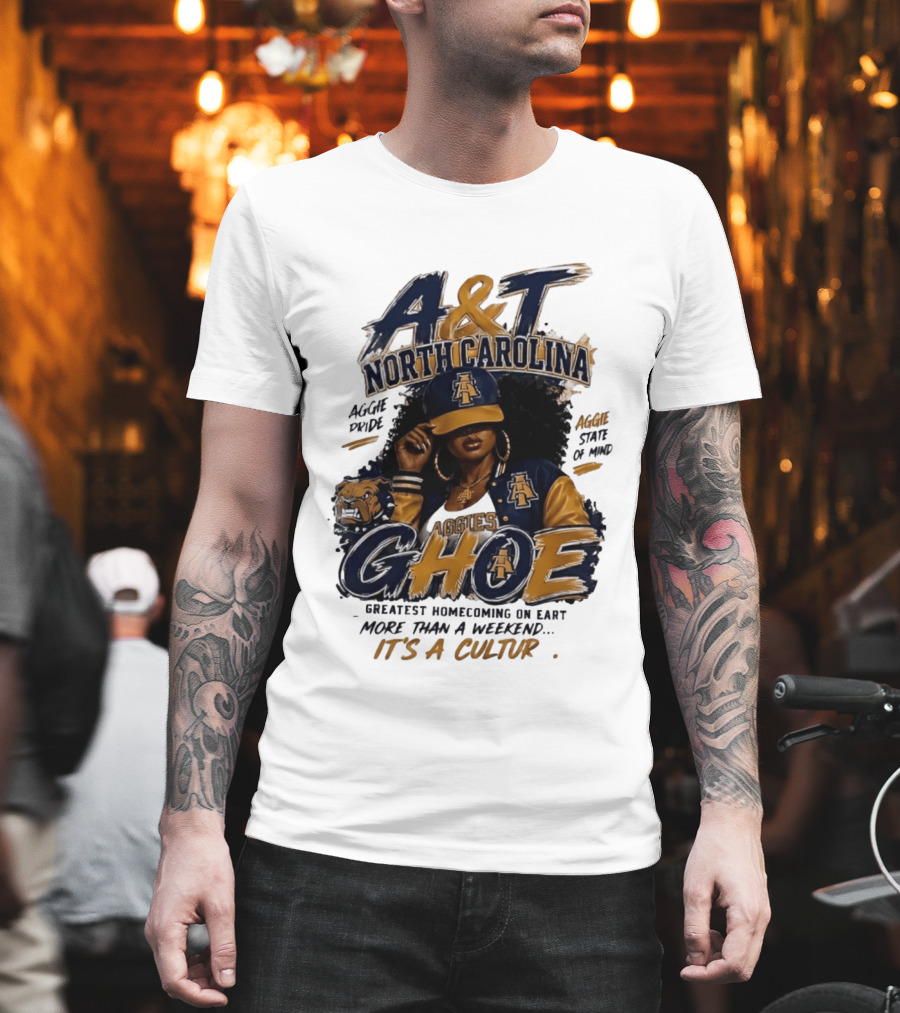North Carolina A&T Aggie Pride GHOE Greatest Homecoming On Earth Culture T-Shirt
