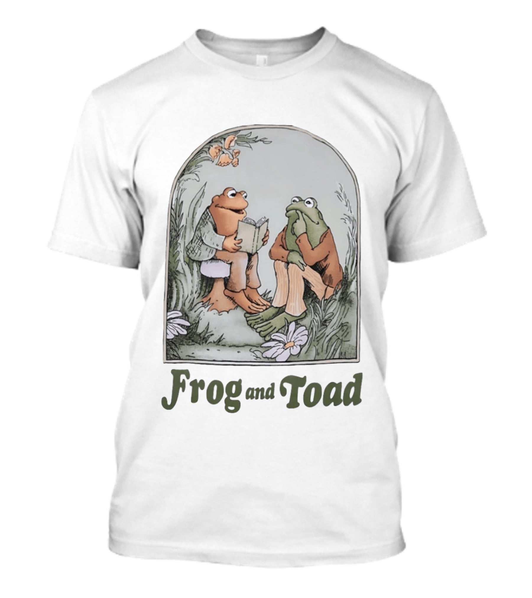 Frog And Toad Reading Together T-Shirt
