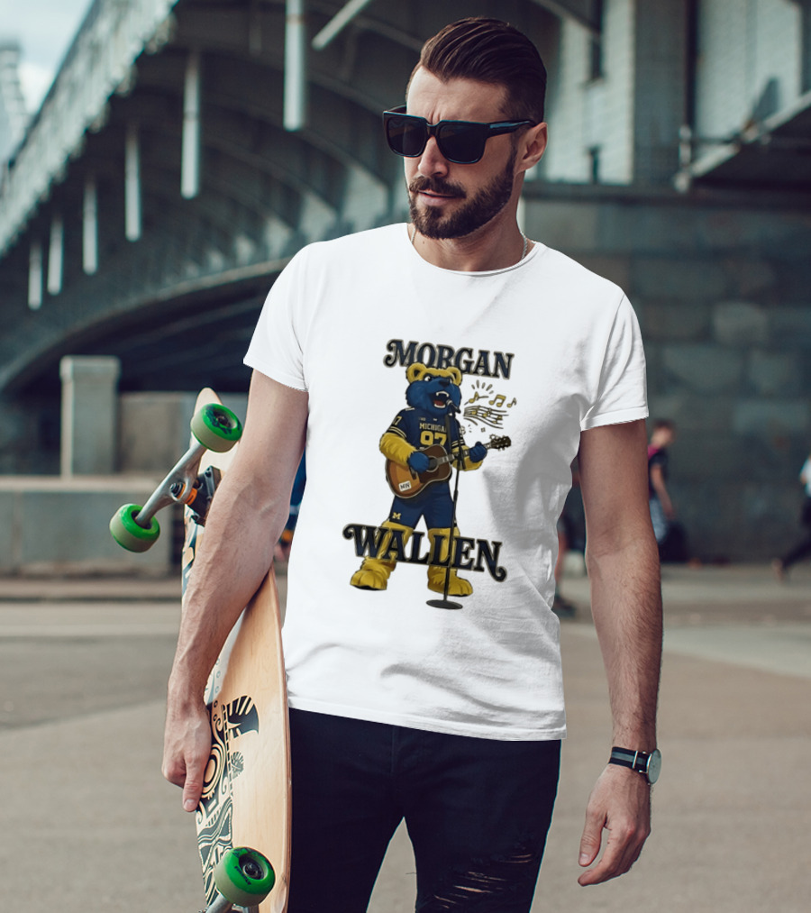 Michigan 97 Football Mascot Morgan Wallen Still The Problem Tour 2026 T-Shirt