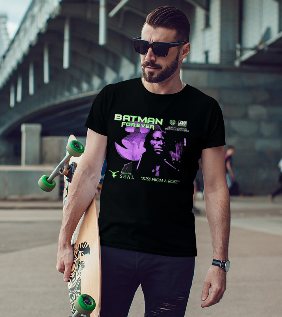 Batman Forever Original Motion Picture Soundtrack Kiss From A Rose Featuring Seal T-Shirt