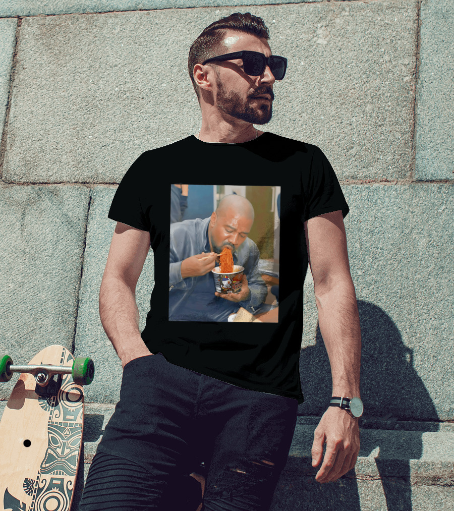 Buldak Bokkeum Myeon Kanye West Noodle Cup Spicy Challenge T-Shirt