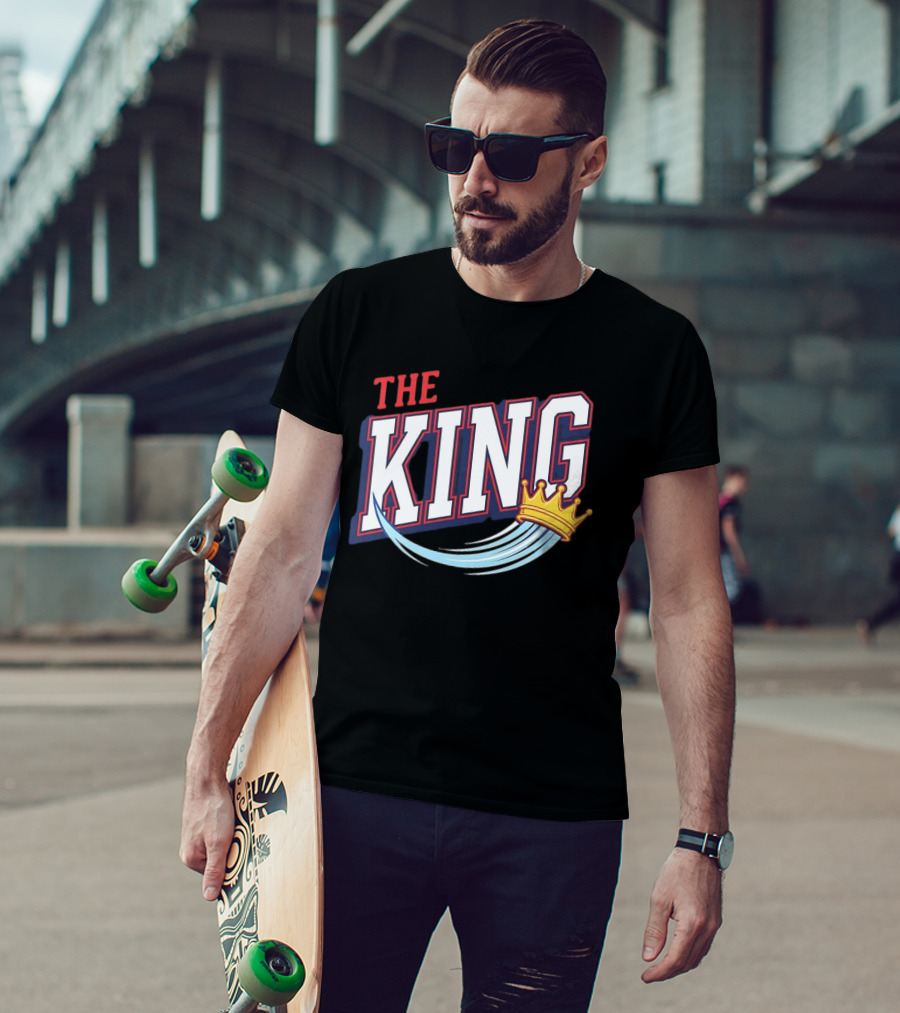 THE KING LeBron James Philadelphia 76ers NBA 2026 T-Shirt