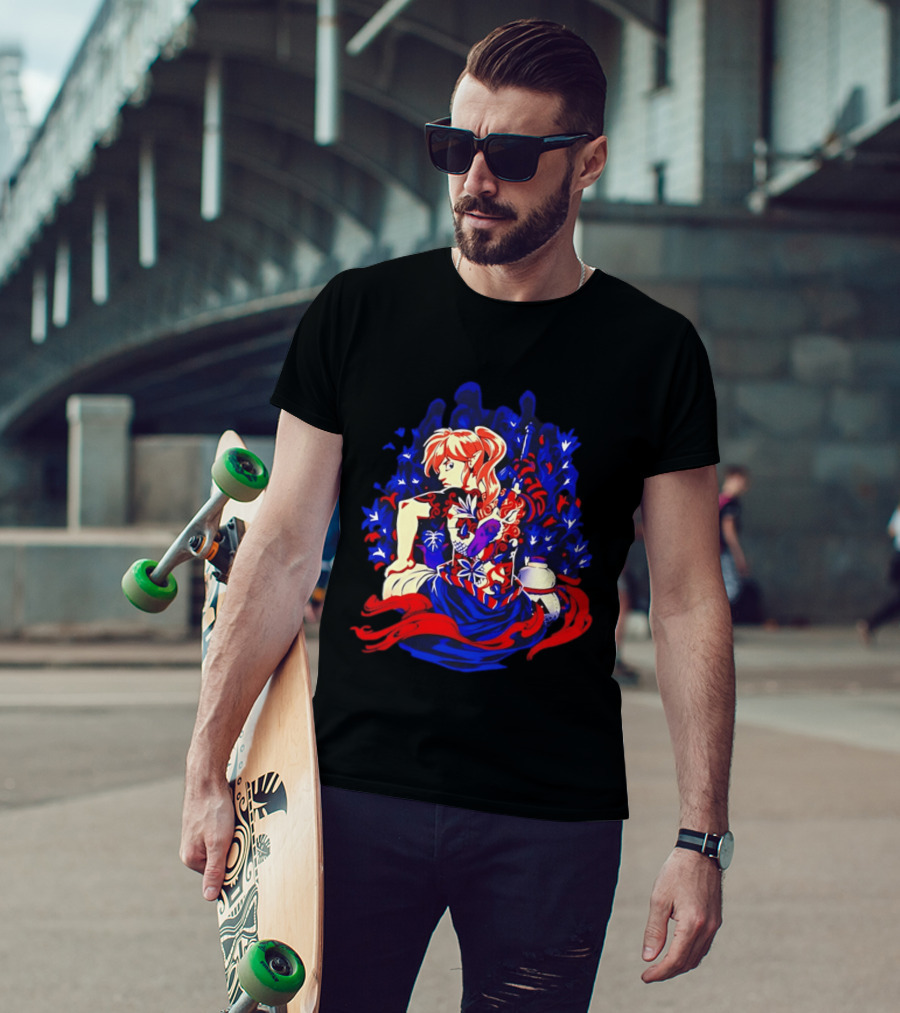 Legend Of Zelda Link Tattoo Art With Elven Warrior And Magical T-Shirt