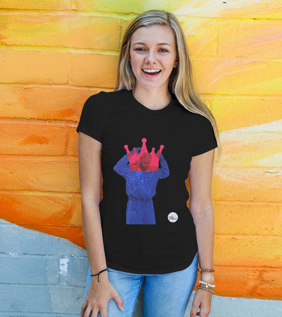 NBA All Star King LeBron James Philadelphia 76ers Season T-Shirt