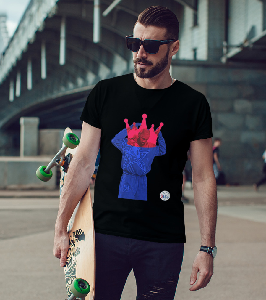 NBA All Star King LeBron James Philadelphia 76ers Season T-Shirt