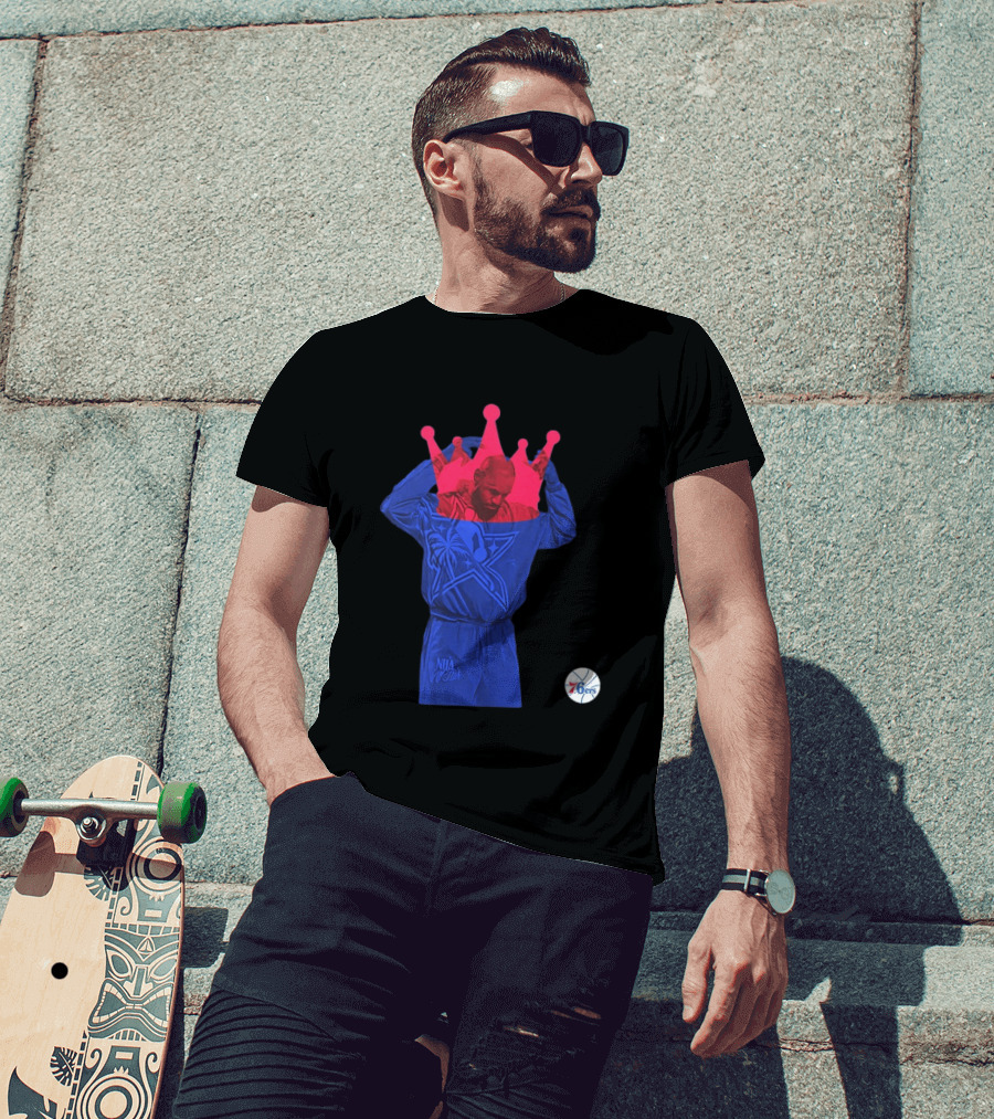 NBA All Star King LeBron James Philadelphia 76ers Season T-Shirt