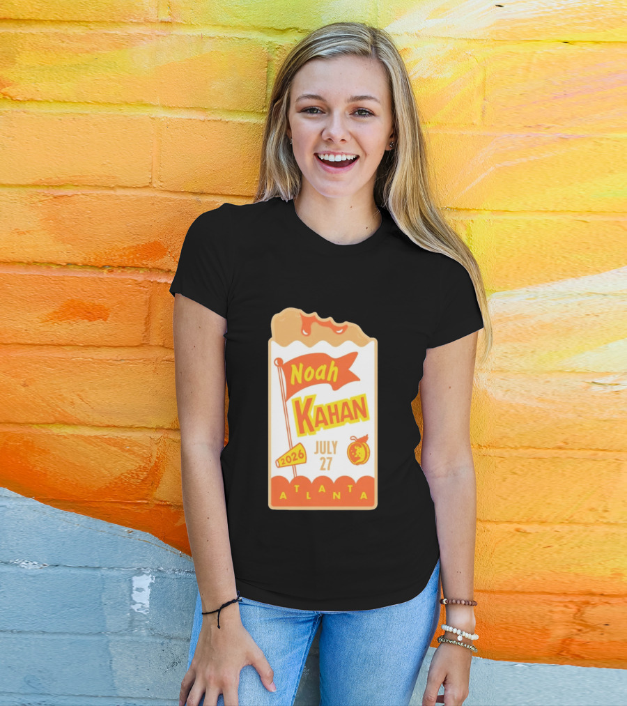 Noah Kahan Atlanta July 27 2026 Event T-Shirt