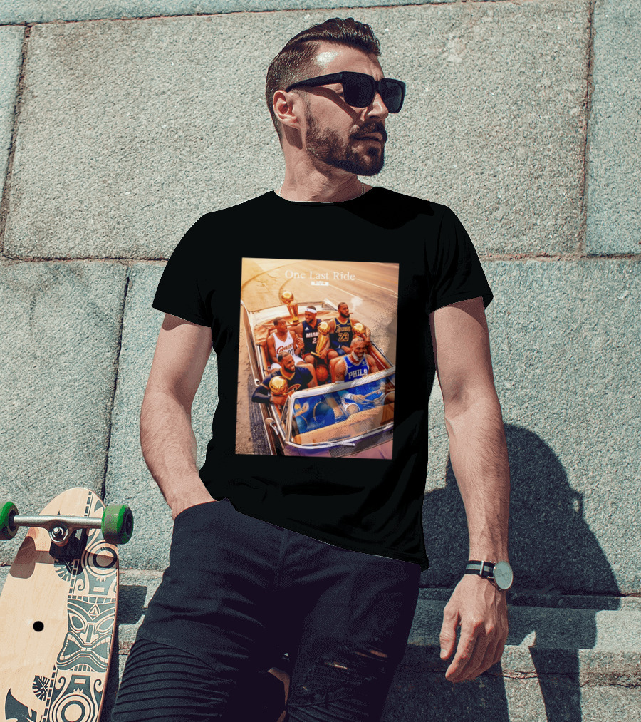 One Last Ride LeBron James Cavaliers Heat Lakers 76ers 23 6 3 T-Shirt
