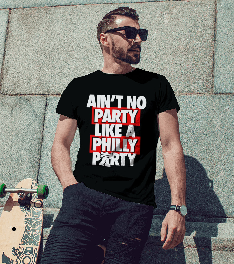 Philadelphia 76ers Ain't No Party Like A Philly Party Liberty Bell T-Shirt