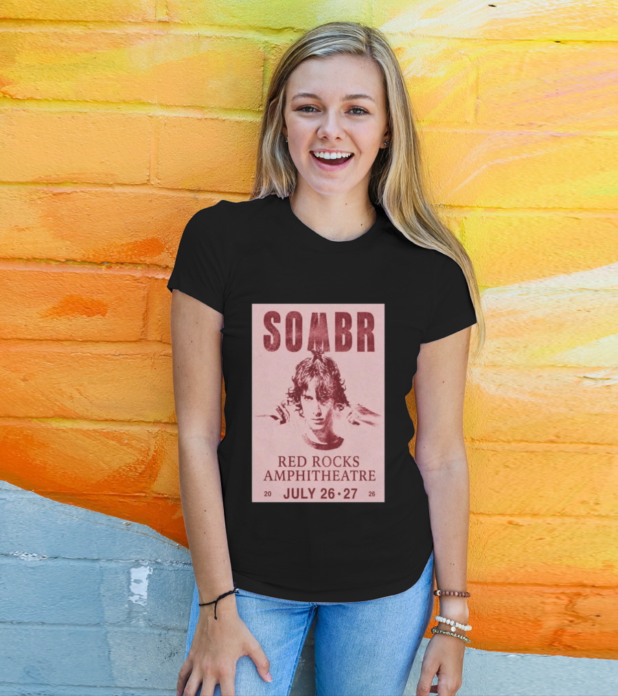 SOMBR Red Rocks Amphitheatre July 26 27 2026 T-Shirt