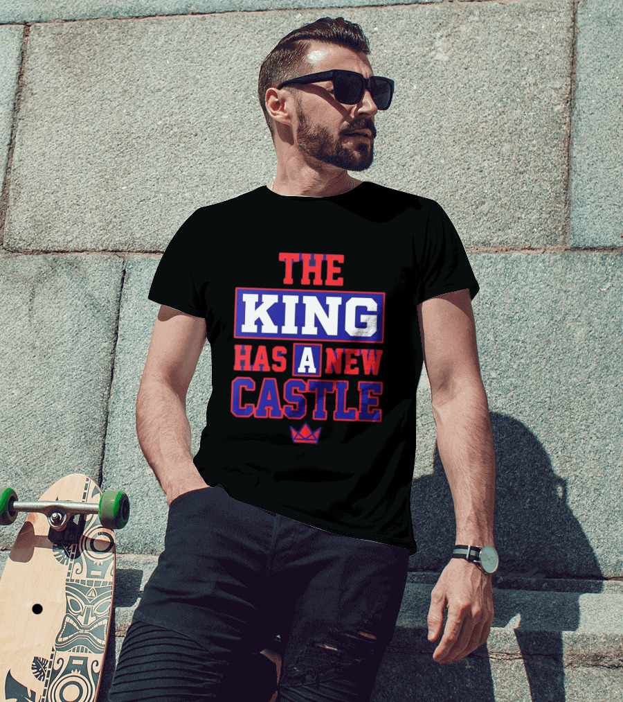 The King Has A New Castle LeBron James Philadelphia 76ers NBA 2026 T-Shirt