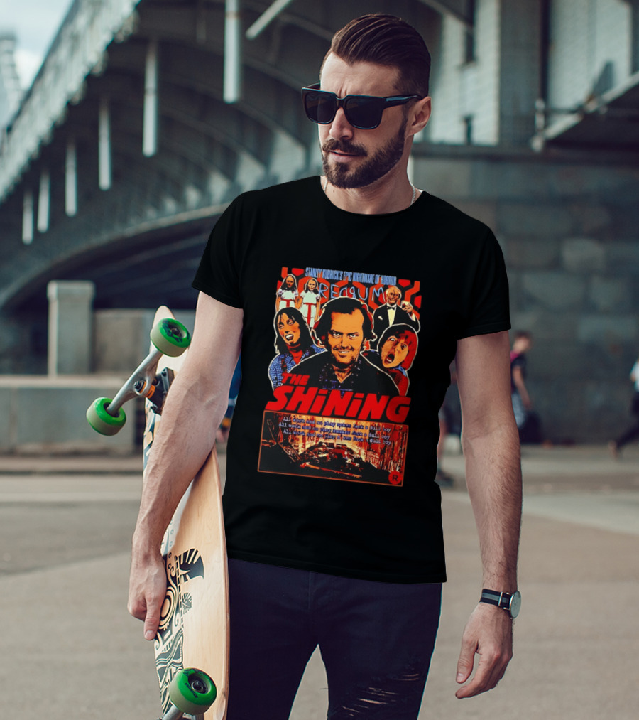 The Shining Stanley Kubrick Epic Nightmare Of Horror REDRUM T-Shirt