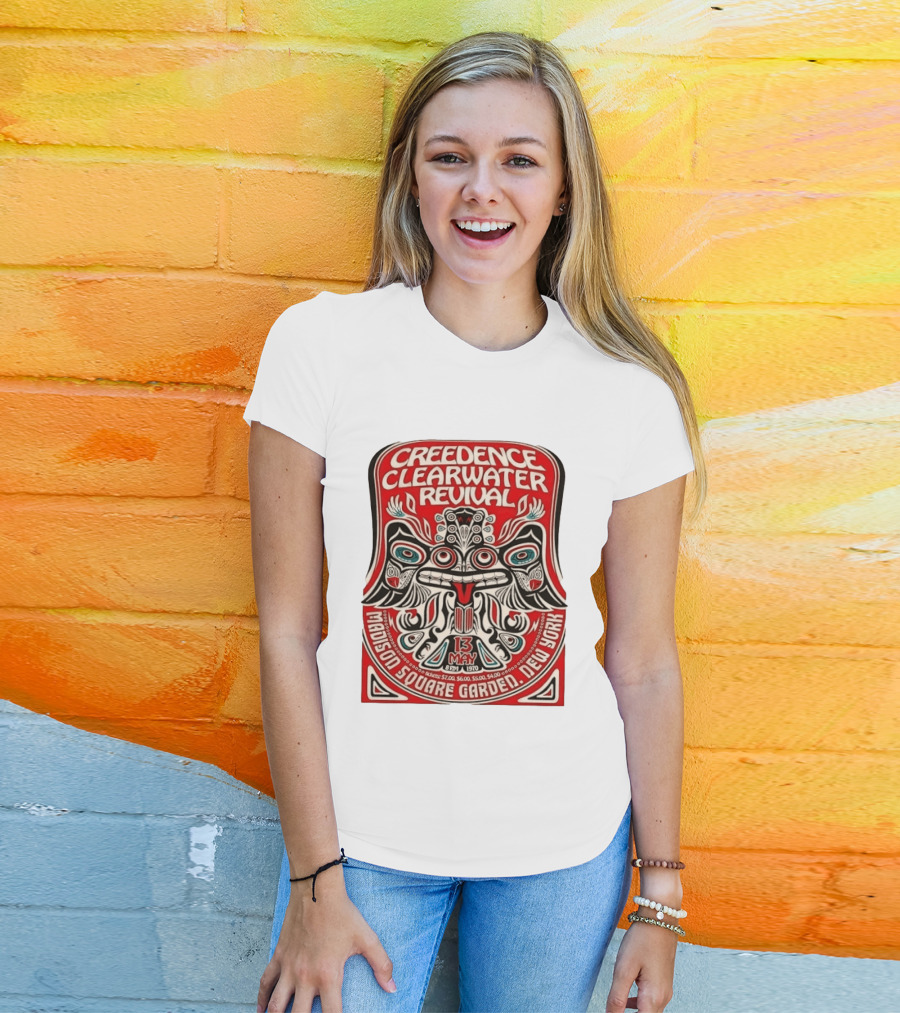 Creedence Clearwater Revival Madison Square Garden New York 13 May 1970 T-Shirt