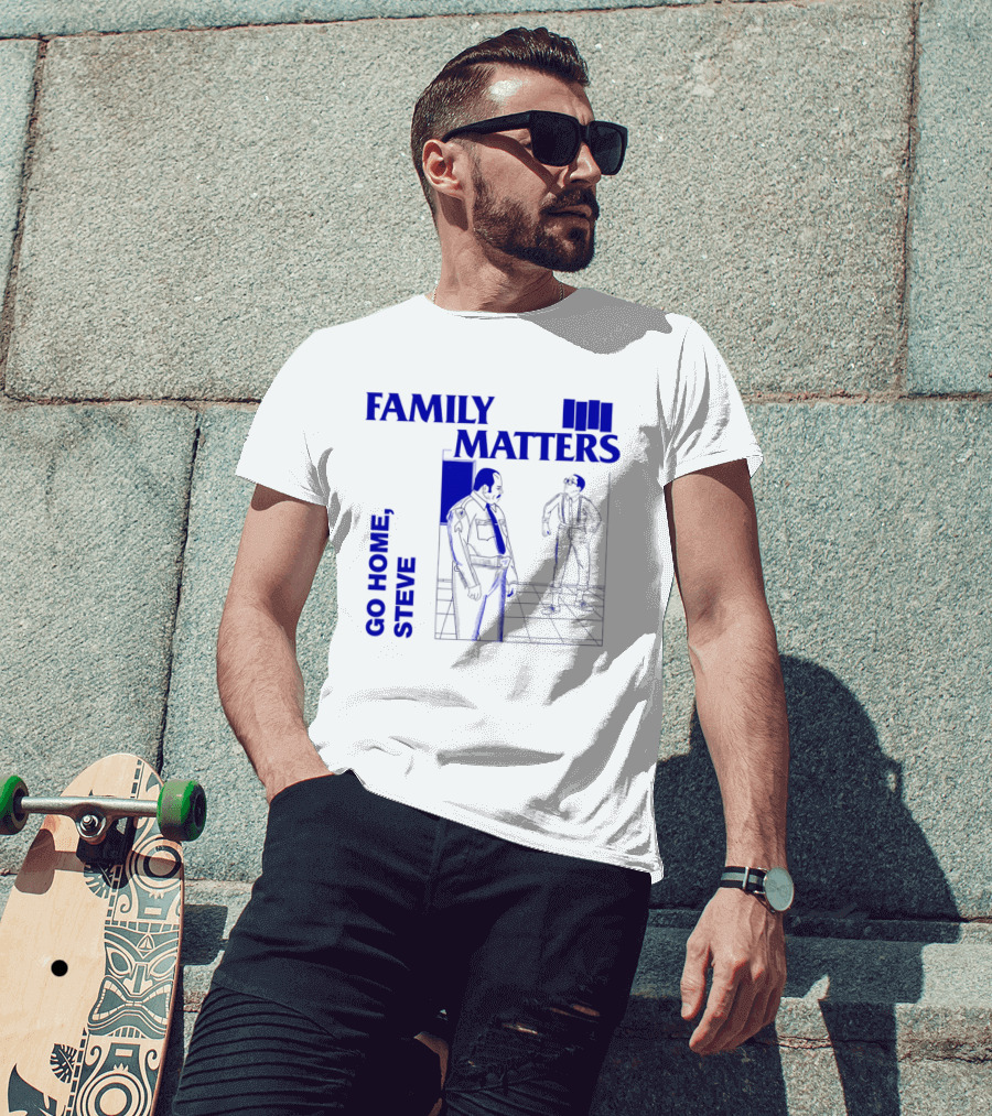 Family Matters Go Home Steve TV Show Humor Scene T-Shirt